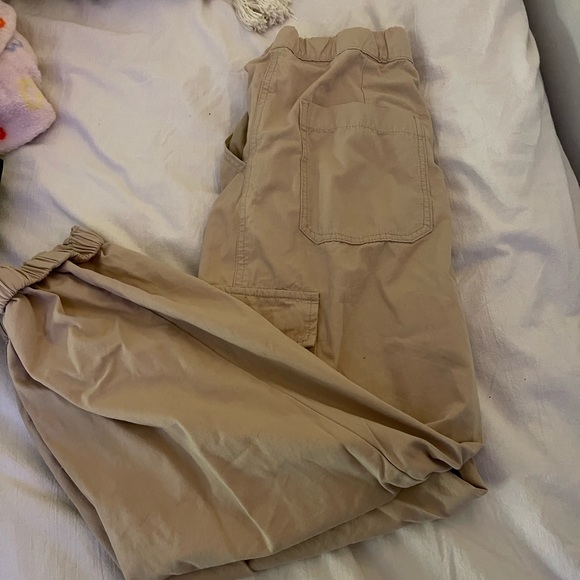 Glassons brown parachute pants - Picture 1 of 2